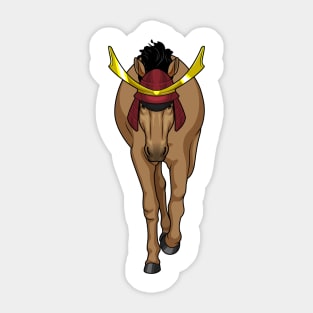 Horse Samurai Martial arts Sticker